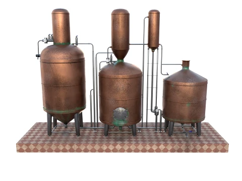 Alcohol distillation tank V3 3D Model