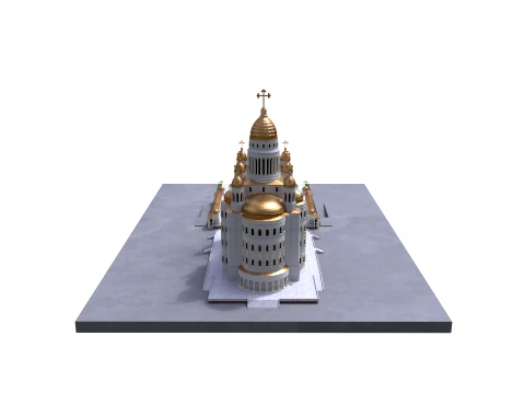 Orthodox Cathedral 3D Model