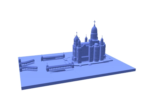 Orthodox Cathedral 3D Model