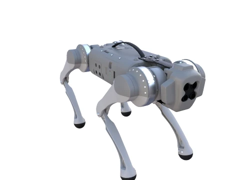 Robot Dog V1 3D Model