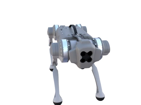 Robot Dog V1 3D Model