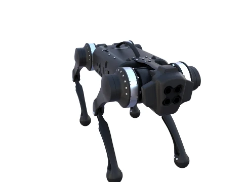 Robot Dog V2 3D Model