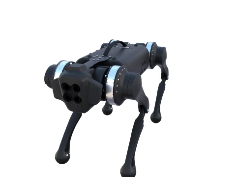 Robot Dog V2 3D Model
