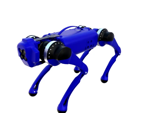 Robot Dog V4 3D Model