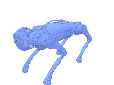 Robot Dog V5 3D Model