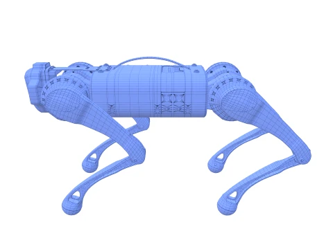 Robot Dog V5 3D Model