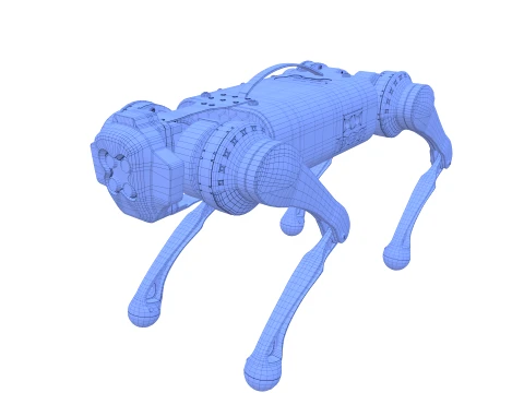 Robot Dog V5 3D Model