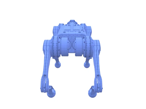 Robot Dog V6 3D Model