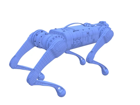 Robot Dog V6 3D Model