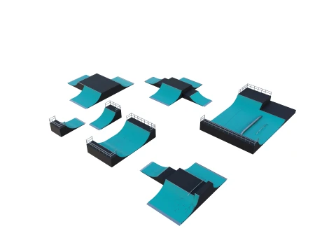 Skate ramp V2 3D Model