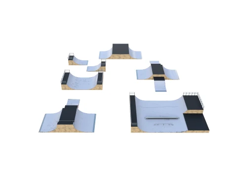 Skate ramp V3 3D Model