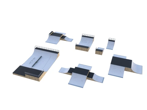 Skate ramp V3 3D Model