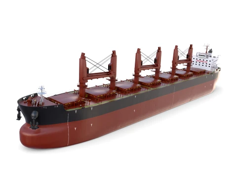 Bulk Carrier V1 3D Modell