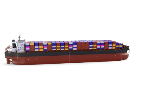 Container Bulk Carrier V1 3D Model