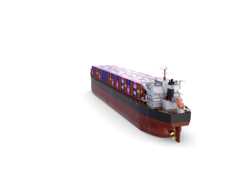Container Bulk Carrier V1 3D Model
