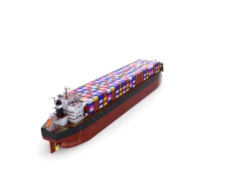 Container Bulk Carrier V1 3D Model