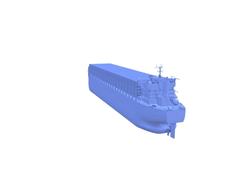 Container Bulk Carrier V1 3D Model
