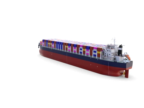 Container Bulk Carrier V2 3D Model