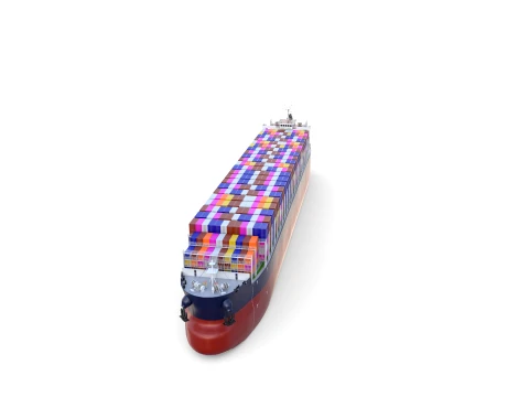 Container Bulk Carrier V2 3D Model