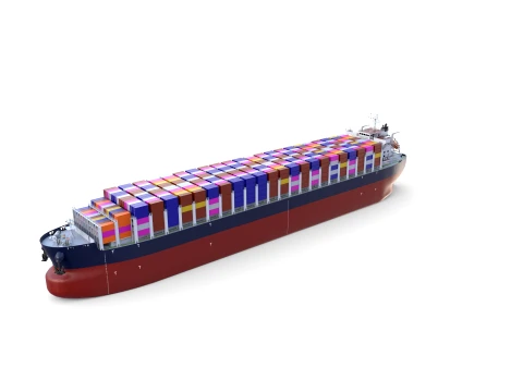 Container Bulk Carrier V2 3D Model