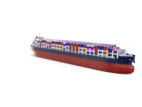 Container Bulk Carrier V2 3D Model