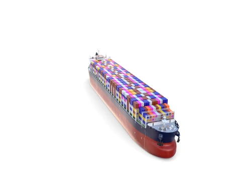 Container Bulk Carrier V2 3D Model