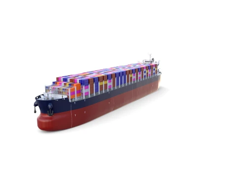 Container Bulk Carrier V2 3D Model