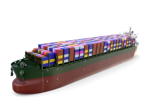 Container Bulk Carrier V3 3D मॉडल