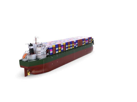 Container Bulk Carrier V3 3D Model