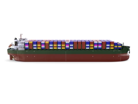Container Bulk Carrier V3 3D Model