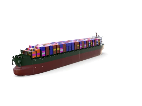 Container Bulk Carrier V3 3D Model