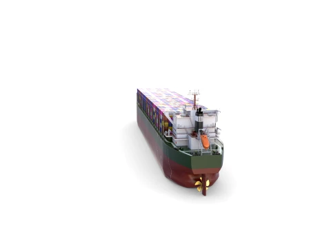Container Bulk Carrier V3 3D Model