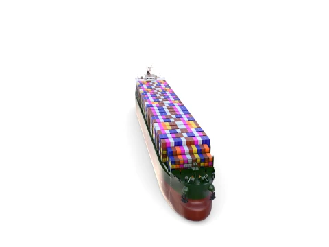 Container Bulk Carrier V3 3D Model