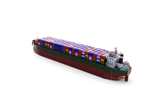 Container Bulk Carrier V3 3D Model