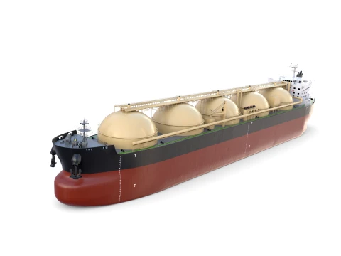 Gas Tanker Carrier V1 3D मॉडल