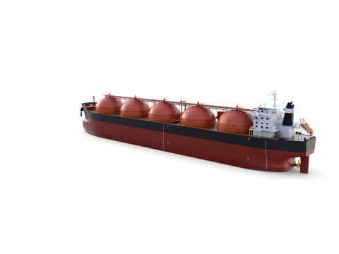 Gas Tanker Carrier V2 3D Model