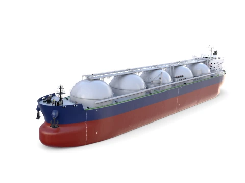 Gas Tanker Carrier V3 3D मॉडल