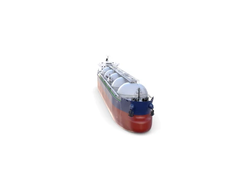 Gas Tanker Carrier V3 3D Model