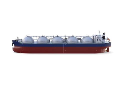 Gas Tanker Carrier V3 3D Model