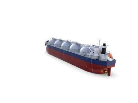 Gas Tanker Carrier V3 3D Model