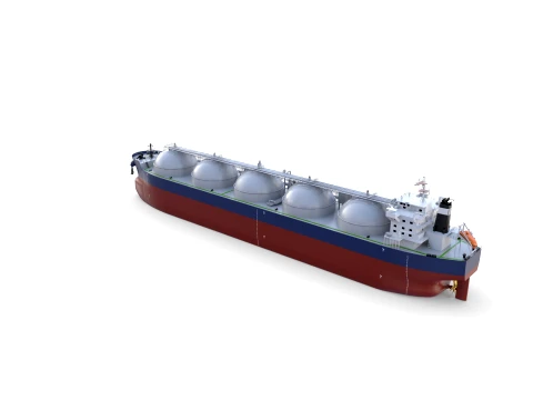 Gas Tanker Carrier V3 3D Model