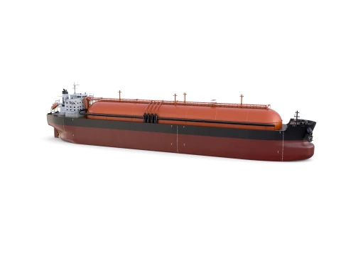 Gas Tanker Carrier V6 3D Model