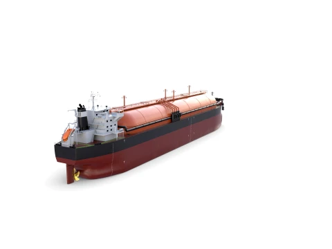 Gas Tanker Carrier V6 3D Model