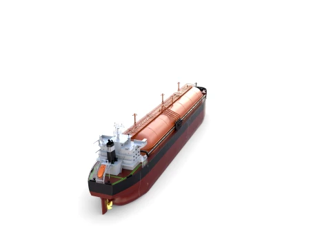 Gas Tanker Carrier V6 3D Model