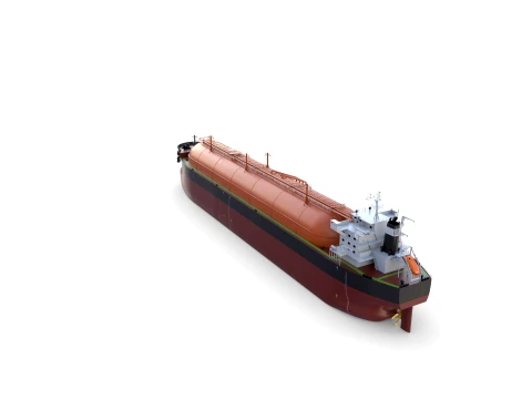Gas Tanker Carrier V6 3D Model