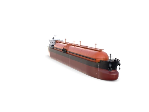 Gas Tanker Carrier V6 3D Model
