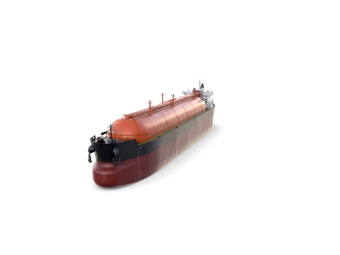 Gas Tanker Carrier V6 3D Model
