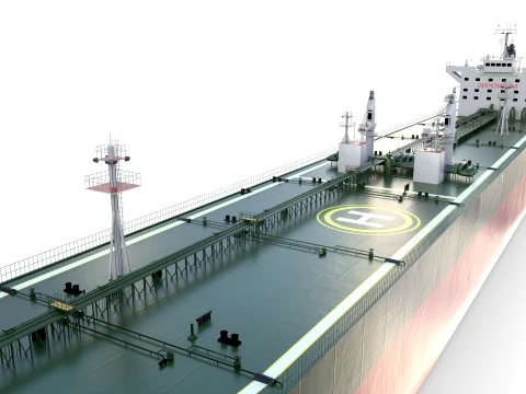 Tanker Carrier V3 3D Model