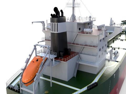 Tanker Carrier V3 3D Model