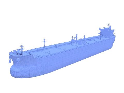 Tanker Carrier V3 3D Model